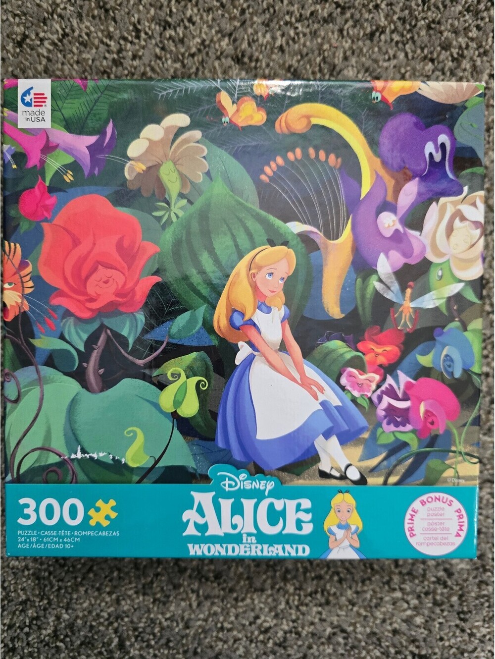 Ceaco Disney Alice in Wonderland 300 Pc Jigsaw Puzzle